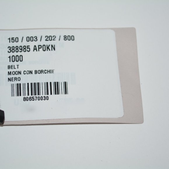 NWT AUTHENTIC GUCCI LEATHER STUDDED WAIST BELT - Picture 9 of 9